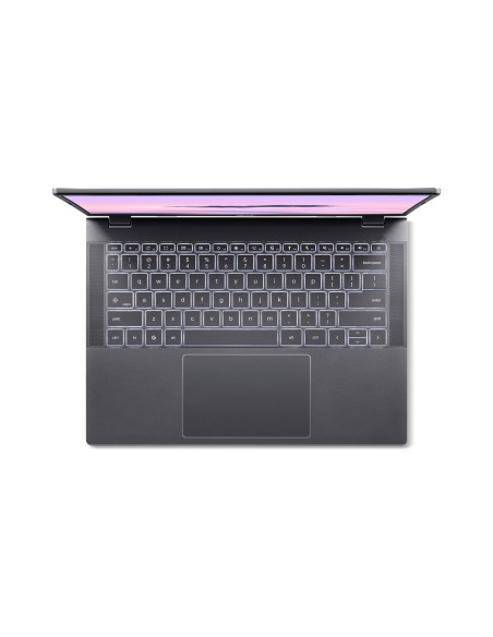 Acer Chromebook Plus 514/CB514-5HT-503H/5-120U/14"/WUXGA/T/16GB/256GB SSD/UHD/Chrome/Gray/2R