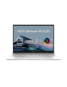 ASUS Zenbook 14/UX3405CA-QL1529W/U7-255H/14"/WUXGA/T/32GB/512GB/Intel int/W11H/Silver/2R
