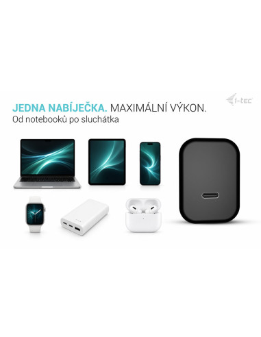 i-tec 65W USB-C Power Delivery GaN Charger