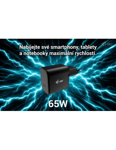 i-tec 65W USB-C Power Delivery GaN Charger