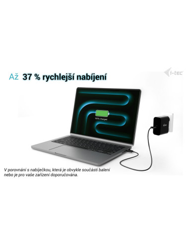 i-tec 100W USB-C Power Delivery GaN Charger