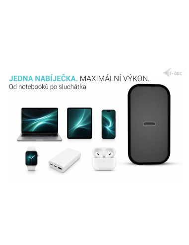 i-tec 100W USB-C Power Delivery GaN Charger