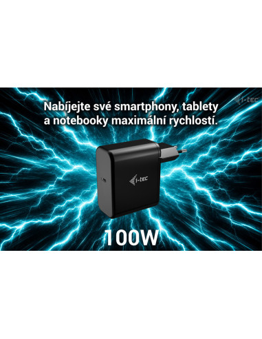 i-tec 100W USB-C Power Delivery GaN Charger
