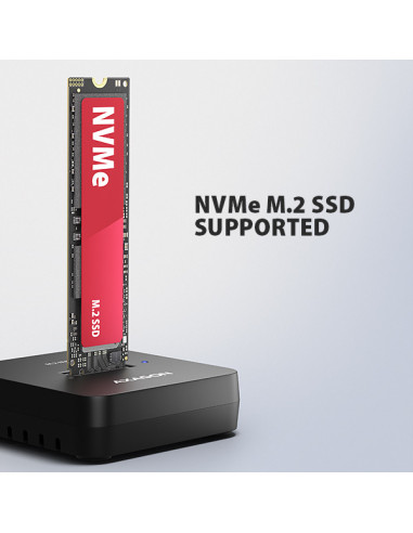 AXAGON ADSA-M2C11L, USB-C 10Gbps dokovacia stanica pre 1× M.2 NVMe SSD