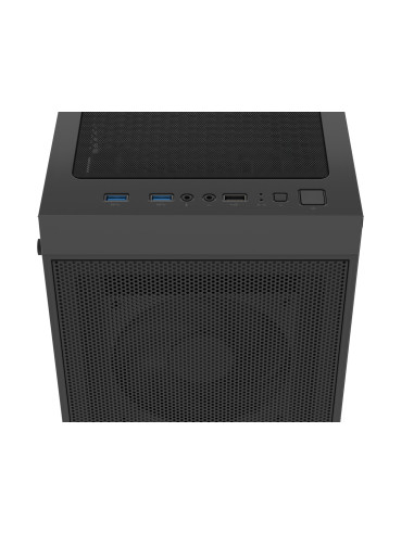 PC skriňa Fury SHOBO SH8, Midi Tower, Čierna