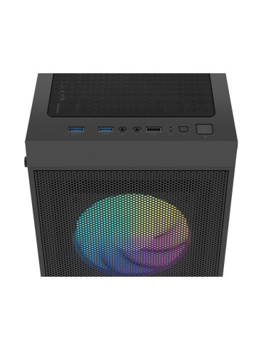 PC skriňa Fury SHOBO SH8F, ARGB, Midi Tower, Čierna