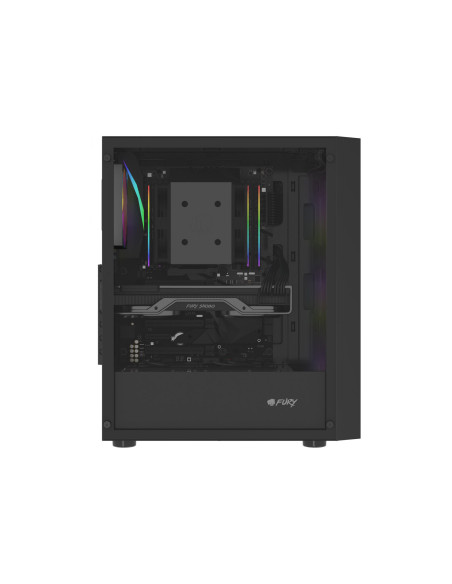 PC skriňa Fury SHOBO SH8F, ARGB, Midi Tower, Čierna