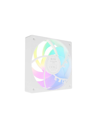 Ventilátor FURY SAI S12 ARGB PWM, Biely
