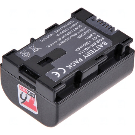 Batéria T6 Power JVC BN-VG107, BN-VG108, BN-VG114, 1200mAh, 4,3Wh