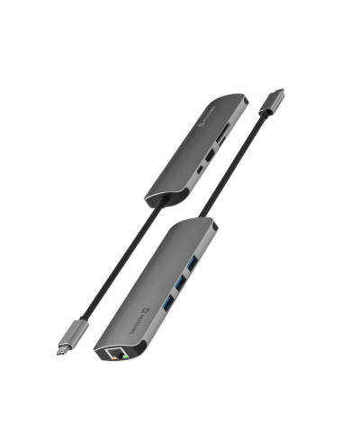 SW USB-C HUB 8-IN-1 - HLINÍK