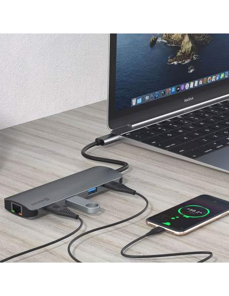 SW USB-C HUB 8-IN-1 - HLINÍK