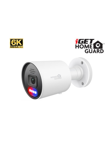 iGET HGNHK942CAM - MegaHD 6K PoE IP kamera, SMART AI detekcia, IP67, zvuk, nočný prísvit 40m, ONVIF