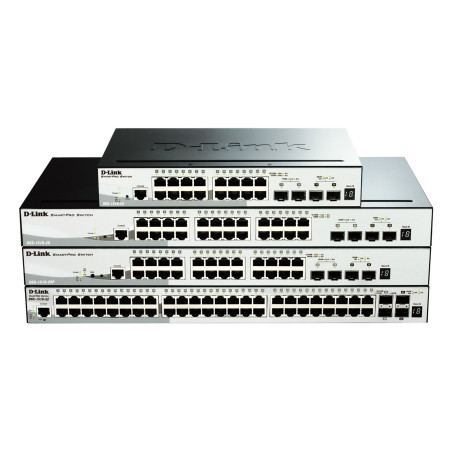 D-Link DGS-1510-20, 20-port Gigabit Stackable SmartPro Switch, 2x SFP, 2x 10G SFP+