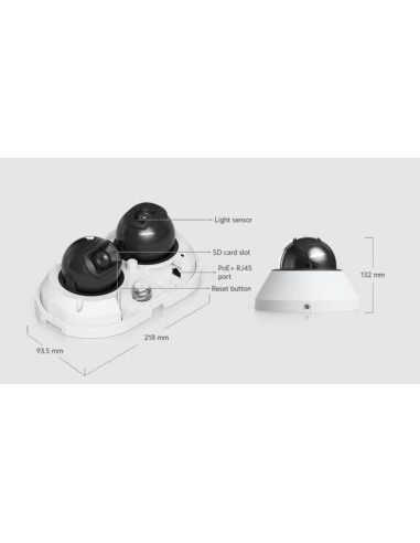 Ubiquiti UVC-AI-MS-2-W - UniFi Enterprise AI Multi Sensor 2, biela