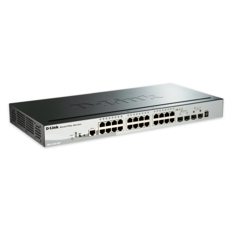 D-Link DGS-1510-28P 28-Port Gigabit Stackable SmartPro PoE Switch 2x SFP, 2x 10G SFP+