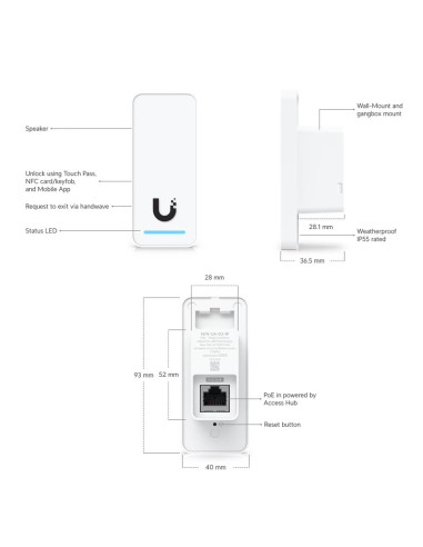 Ubiquiti UA-G3- SK-Elevator - UniFi Access G3 Elevator Štart Kit