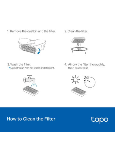 Tapo RVA520 Washable HEPA Filter