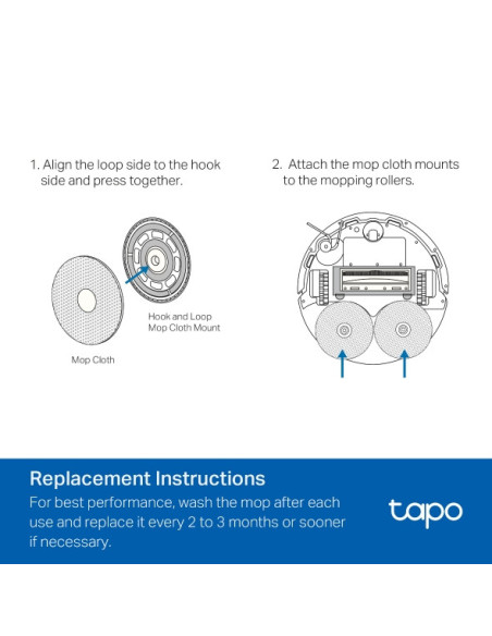 Tapo RVA310 Washable Mop Cloth