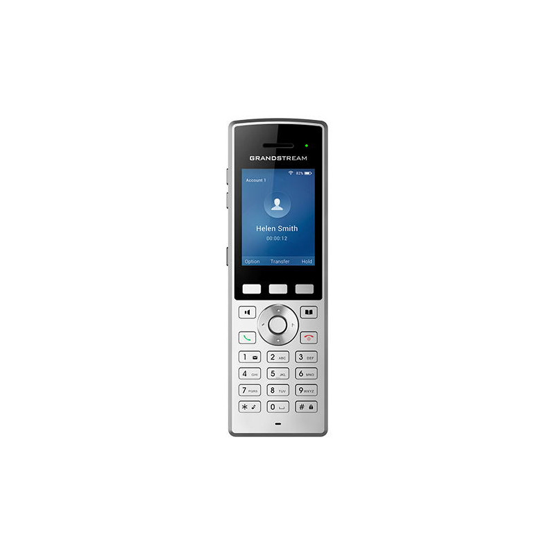 Grandstream WP822 SIP WiFi telefón, 2,4" bar. displ., 2SIP úč., BT, 3,5 mm jack, Micro USB, Handover