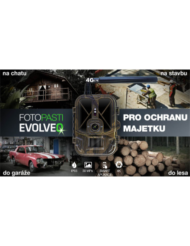 EVOLVEO StrongVision PRE 4G, fotopasca & bezpečnostná kamera, 4G LTE, cloud, 10.000mAh