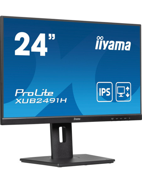 iiyama ProLite/XUB2491H-B1/23,8"/IPS/FHD/100Hz/0,5ms/Black/3R