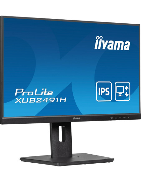 iiyama ProLite/XUB2491H-B1/23,8"/IPS/FHD/100Hz/0,5ms/Black/3R