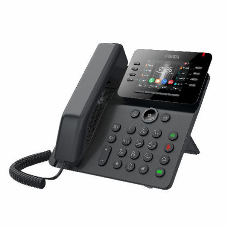 Fanvil V64 SIP telefón, 3,5" bar.disp., 12SIP, 21DSS hr., WiFi, BT, dual Gbit, PoE