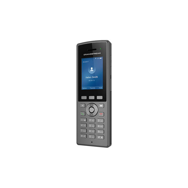 Grandstream WP825 SIP WiFi telefón, odolná IP67, 2,4 bar. displ., 2SIP úč., BT, Micro USB, Handover