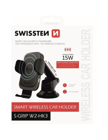 SW CAR HOLDER WIRELESS CHARGER S-GRIP W2-HK3