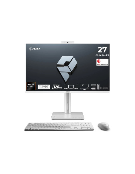 MSI PRE MAX/27TP Z 8MG-003XEU/27"/FHD/T/R7-255/16GB/512GB/AMD int/bez OS/Biela/3R