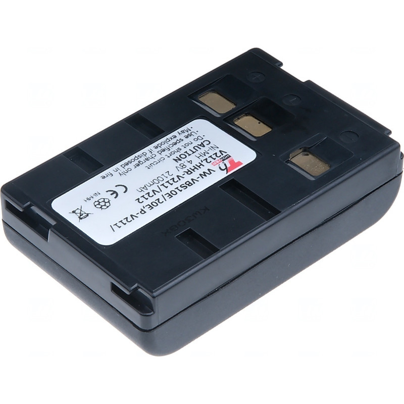 Batéria T6 power Panasonic HHR-V211/V212, Ni-MH, 2100mAh, čierna