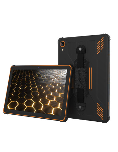 iGET SMART RT2 Black-orange, odolný 4G LTE tabliet