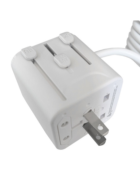 Cestovná predlžovacia zásuvka Viking PQ30/2x AC/2xUSB-C PD/1xUSB-A QC/viac ako 200 krajín