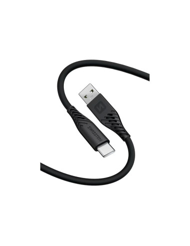 DÁTOVÝ KÁBEL SOFT SILICONE USB/USB-C 1,5M 60W