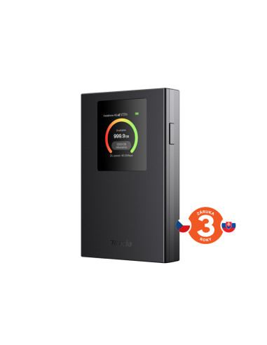 Tenda MF6 - 4G LTE Mobile AX300 Wi-Fi 6 batérie modem router, LCD, WPA3, USB-C