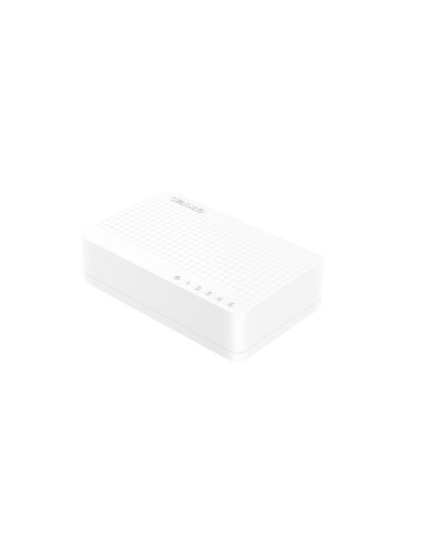 S105 5 x 10/100 Mb/s Mini Eco Switch, Desktop, Auto MDI/MDIX, do 1,5 Watt, fanless
