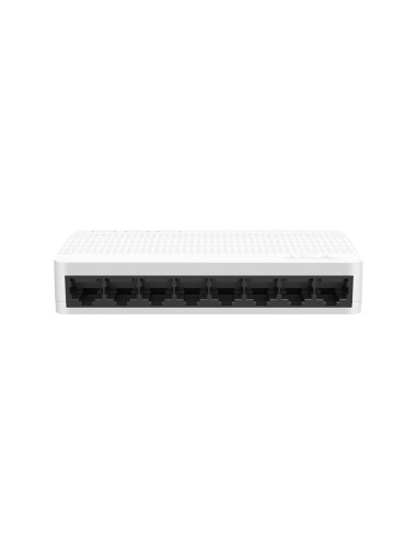 Tenda S108 8 x 10/100 Mb/s Mini Eco Switch, Desktop, Auto MDI/MDIX, spotreba do 2,1 Watt