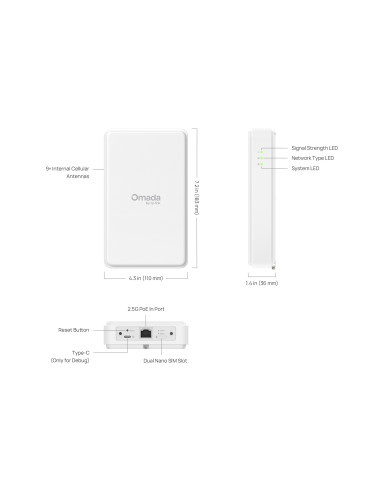 TP-Link ER701-5G-Outdoor Gateway Omada SDN