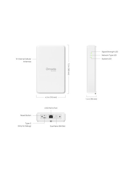 TP-Link ER701-5G-Outdoor Gateway Omada SDN