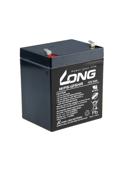 LONG batéria 12V 5Ah F1 HighRate (WP5-12SHR)