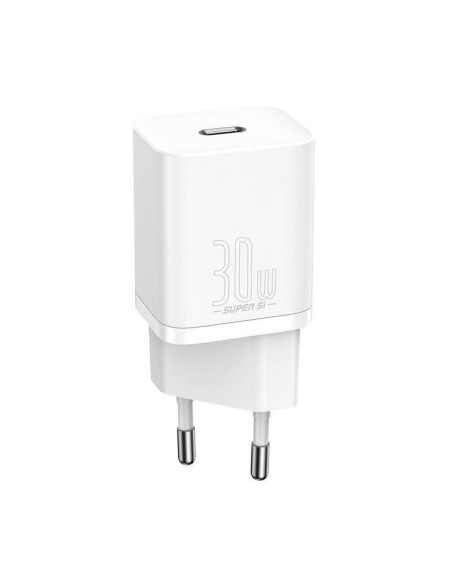 Baseus rýchlonabíjačka do siete Super Si USB-C PD QC 30W biela
