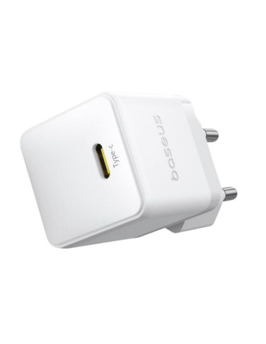 Baseus Rýchlonabíjačka do siete Palm 20W USB-C PD QC 3.0 biela