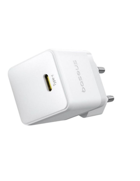 Baseus Rýchlonabíjačka do siete Palm 30W USB-C PD QC 3.0 biela