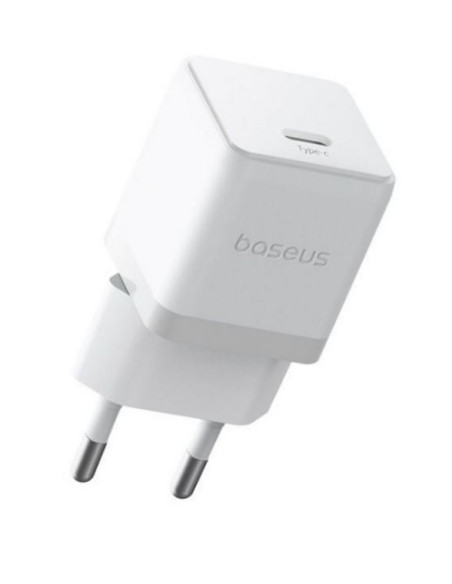 Baseus Rýchlonabíjačka do siete Palm 30W USB-C PD QC 3.0 biela