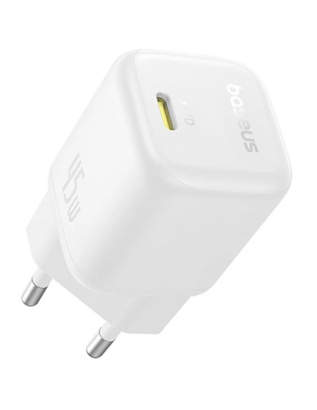 Baseus Rýchlonabíjačka do siete PicoGo GaN 45W USB-C PD biela
