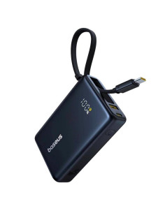 Baseus Powerbanka PicoGo 10000mAh 45W s digitálnym displejom a káblom USB-C čierna