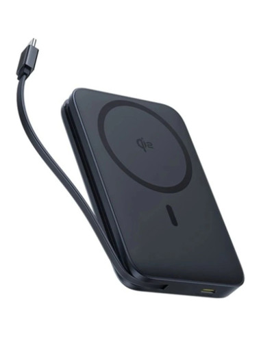 Baseus Powerbanka PicoGo Qi2 10000mAh 27W s káblom USB-C čierna
