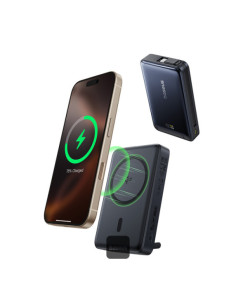 Baseus Powerbanka PicoGo Qi2 10000mAh 45W s káblom USB-C čierna