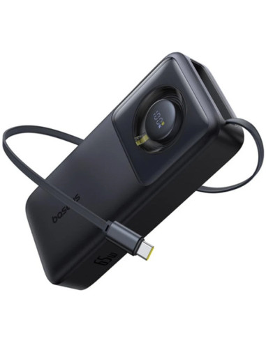 Baseus Powerbanka Qpow2 20000mAh 65W s káblom USB-C čierna