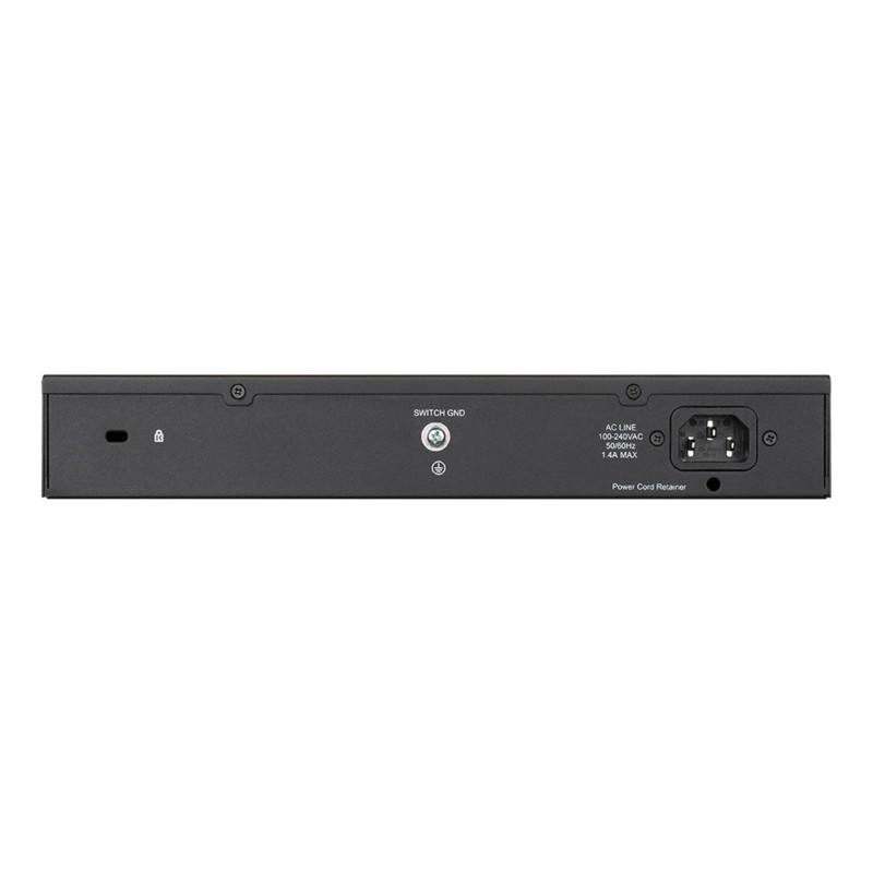 D-Link DGS-1100-24PV2 24-port Gigabit Smart switch, 12x GbE PoE+, PoE 100W